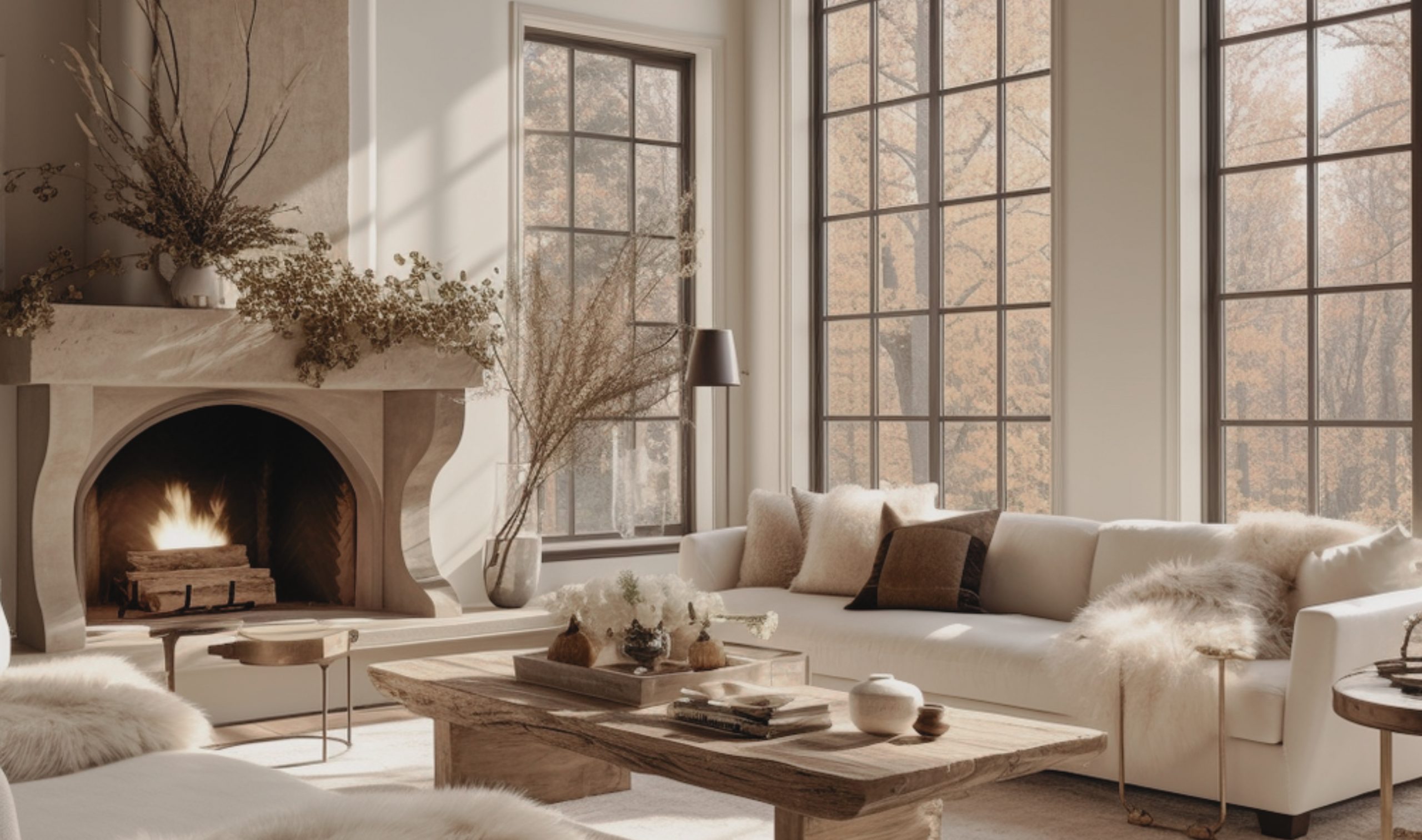 image of an aesthetic living room